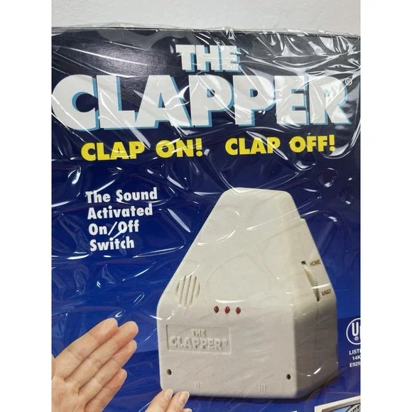 Vintage 1998 The Clapper - Sound Activated On/Off Switch, NEW Factory Sealed - Picture 2 of 5